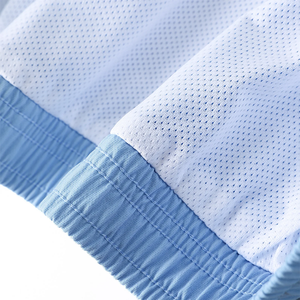 Nouvelle arrivée, veste coupe-vent bleue personnalisée avec logo de l'Université du Sud, broderie, vêtements de fraternité, vente en gros, fabrication directe en usine - Product Image 4