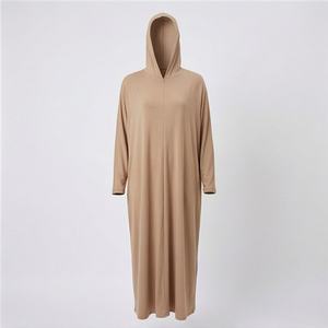 Abaya d'hiver, Kaftan, Vêtements Islamiques pour Femmes, Robe Unie Épaisse, Couleur Personnalisée, Teinte, Vente en Gros, Manches Longues, Vêtement d'extérieur Modeste - Product Image 1