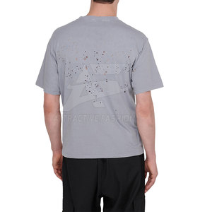 Professional Manufactures Men Distressed <b>T</b> <b>Shirt</b> Best Selling Men Distressed <b>T</b> <b>Shirt</b> New Design 2026 Men <b>T</b>-<b>Shirt</b> - Product Image 3