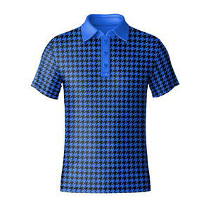 Polo de golf personnalisé pour homme, manches courtes, performance, motif intégral, tissu respirant, pour le parcours de golf, vêtements de sport - Product Image 5