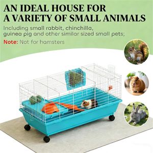 Gabbia per Animali Domestici con Rete Blu per Piccoli Animali - Product Image 2