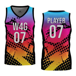 Maillot de basket-ball unisexe sans manches à col en V, 100% polyester, respirant, séchage rapide, évacuation de l'humidité, entraînement, maillot d'équipe personnalisé - Product Image 6
