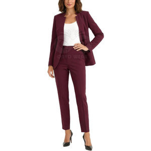 Ladies Premium Pant Suit <b>Set</b> Stylish <b>Blazer</b> Matching Trousers Business Office Formal Wear Wholesale - Product Image 5