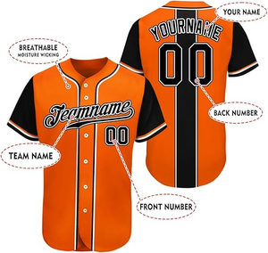 Custom <b>Baseball</b> & Softball Jerseys Breathable Sportswear in Youth Size Short Sleeve Uniforms Blank Pattern Adults Youth - Product Image 2