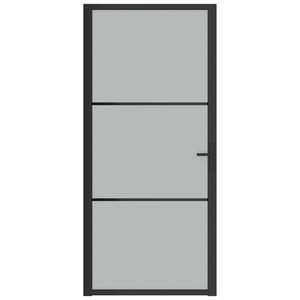 Vetro nero opaco e lastra di alluminio porta 36.6 \ "x79.3 \" - Product Image 3