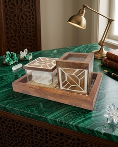 Caja de Madera para Incienso, Difusor de Aromaterapia, Bandeja Geométrica para Fragancias de Escritorio, Decoración del Hogar - Product Image 3