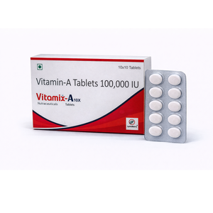 Vitamix-A 10x Vitamina A Antioxidante y para Mejorar la Vista y el Sistema Inmunitario - 100 Cápsulas - Marca Privada OEM - Product Image 1