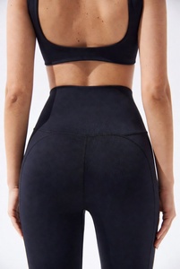 Conjunto de Yoga de Dos Piezas, Ropa Deportiva para Gimnasio, Entrenamiento, Fitness, Material Elástico Transpirable Ecológico, Control de Sudor Cómodo - Product Image 6