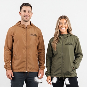 Custom Logo Windbreaker <b>Jacket</b> Men Women Lightweight Waterproof Outdoor <b>Jacket</b> 100% Nylon <b>Rain</b> Water Resistance <b>Hood</b> <b>Jackets</b> - Product Image 1