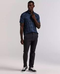 Camicia da uomo a maniche corte con stampa floreale Slim Fit | Perry Ellis - Product Image 5