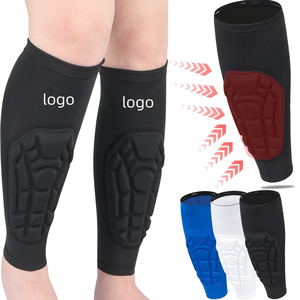 Protège-tibias de football en EVA rembourrés pour enfants et adultes, avec manchons de compression pour mollets, pour le soutien des périostites tibiales au football - Product Image 3