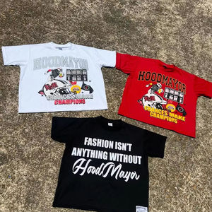 T-shirts graphiques pour hommes de haute qualité, sur mesure, style streetwear, impression DTG, manches courtes, coton lourd, coupe ample, style boxy, pour hommes - Product Image 1