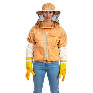 Veste de protection apicole ventilée ultralégère à 3 couches de haute qualité Hunar Industries, voile anti-piqûres de niveau D - Product Image 3