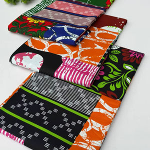 Tela de Algodón Ankara con Estampado Africano, Diseño Vibrante Multicolor Inspirado en Freetown para Confección de Vestidos y Proyectos de Costura - Product Image 1