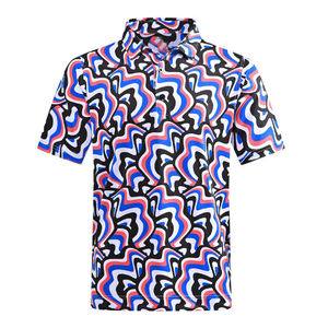 ออกแบบเสื้อโปโลกอล์ฟแบบซับลิเมชั่นของคุณเอง คุณภาพดีที่สุด เสื้อโปโลผู้ชายซับลิเมชั่น โพลีเอสเตอร์ 100% พิมพ์ลายแบบเรียบ - Product Image 6