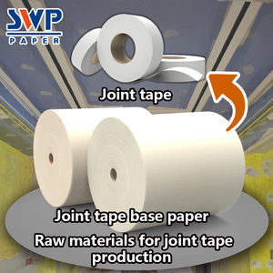 Ruban de jointure perforé blanc 130g/145g en papier de base <span class=keywords><strong>pour</strong></span> <span class=keywords><strong>les</strong></span> joints de plaques de plâtre et de gypse, rénovation murale intérieure - Product Image 1