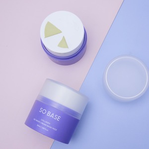 [ECOSMEC] SO BASE Masque Crème au Collagène Sans Rinçage en Pot Type Grinder – Masque Facial Sans Rinçage pour Peaux Sèches - Product Image 3
