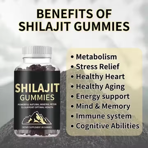 Gomitas de Shilajit Puro del Himalaya, 60 Unidades, Sin Azúcar, Veganas, con Ashwagandha para Aumentar la Energía y Reforzar el Sistema Inmunitario - Product Image 3