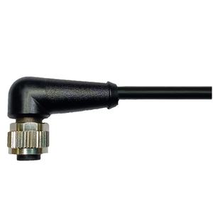 Código M12 Ángulo hembra 90 grados 5 pines 4*0,34 Mm2 PUR-Blindaje Negro IP68 Contactos de aleación de cobre nominal Carcasa de TPU - Product Image 1