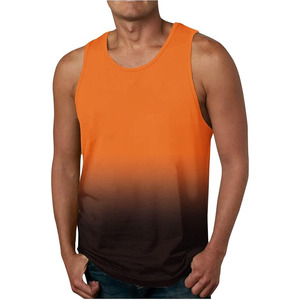 Débardeur de sport pour homme, col rond, respirant, séchage rapide, 100% coton, 275 GSM, sans manches, pour la course à pied et l'exercice - Product Image 6
