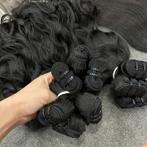 Extensiones de Cabello Humano Vietnamita Virgen, Doble Trama a Máquina, Textura Ondulada Natural, Doble Extracción, Textura Sedosa, Premium, Sin Enredos - Product Image 2