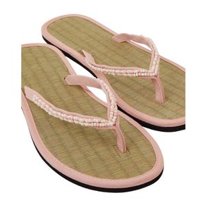 Chaussons en jonc de mer naturel, très demandés, confortables et antidérapants, pour femmes et hommes. - Product Image 1