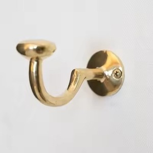 Elegant Metal Wall <b>Hooks</b> Heavy Duty Wall Mounted Coat Hat Holder Entryway Organizer For Home Bathroom <b>Kitchen</b> Storage Solution - Product Image 4
