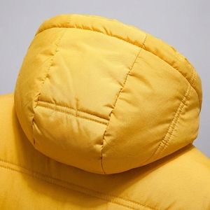 Veste matelassée pour homme sur mesure, à capuche, d'hiver, chaude, parka, vente en gros, fabricant OEM - Product Image 4
