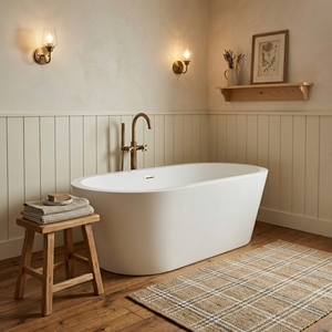 Baignoire autoportante FW-7703-71-Morden en acrylique pour salle de bain - Product Image 2