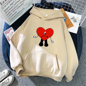 เสื้อฮู้ดผู้หญิงมีฮู้ดสำหรับผู้หญิงเสื้อฮู้ด Bunun Verano Sin Ti แฟชั่นฮิปฮอปขนแกะผู้หญิงลำลองสตรีทแวร์ผู้ชาย - Product Image 2