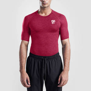 Camiseta Deportiva de Compresión Profesional para Gimnasio, con Tejido Transpirable y Elástico para Entrenamiento Diario - Product Image 1