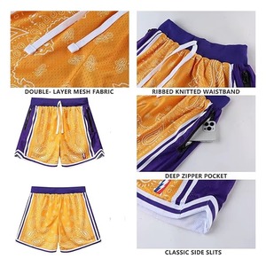 100% Cotton Custom Casual Men's Gym Shorts Elastic Waist Summer Mesh Sport Running Basketball Solid Pattern Waterproof - Product Image 2