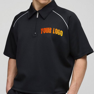 Ensemble coupe-vent imprimé écologique pour homme, 100 % coton, t-shirt et short, ensemble deux pièces - Product Image 6