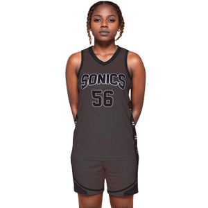 Custom Women's Basketball Jersey for Printing Ready to Ship <b>Mesh</b> Breathable Basketball Tank <b>Top</b> Bulk Stock Female Team Shirts - Product Image 5