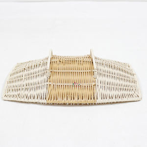 Panier de rangement rectangulaire en jonc de mer tressé Artex Dong Thap CH4966B avec couvercle, fabriqué au Vietnam, pour la décoration et l'organisation de la maison - Product Image 2