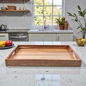 Plateau de service en bois Meena pour la cuisine, la salle à manger et l'hôtellerie - Product Image 1