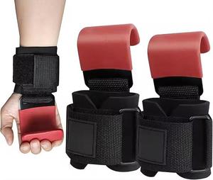 ตะขอเกี่ยวบาร์ยกน้ำหนักแบบ Comfort Fit สำหรับการดึงข้อ, การเดดลิฟท์ และการออกกำลังกายหลัง พร้อมที่รองรับข้อมือ โดย AMAZING INDUSTRIES - Product Image 1