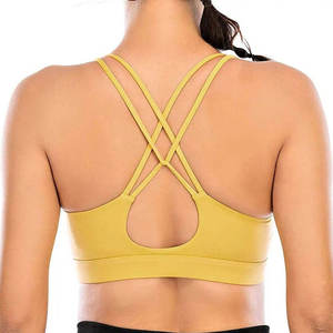 Sujetador Deportivo de Alta Calidad para Mujer, Transpirable, Ecológico, con Gran Soporte, Logotipo Frontal, Precio al por Mayor, Más Vendido - Product Image 5