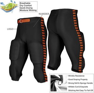 Pantalones de Entrenamiento de Fútbol para Jóvenes con Diseño a Cuadros, Uniforme de Entrenamiento Personalizado con su Logotipo y Número - Product Image 2