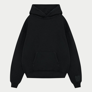 Trending 500gsm Heavyweight <b>Pullover</b> Hoodie Woven Digital Print Drop Shoulder baggy hoodie No Strings Regular Fit <b>Men</b> Hoodie - Product Image 1