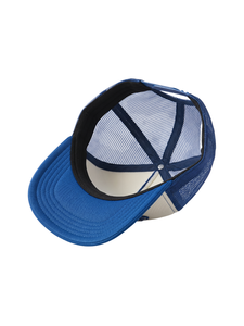 Casquette de baseball structurée à 5 panneaux avec patch brodé 3D personnalisé, en mousse bicolore, dos en maille respirante, fermeture snapback, vente en gros OEM - Product Image 6