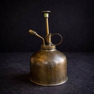 Vintage Brass Watering Can For <b>Gardening</b> Durable Metal Design - Product Image 1