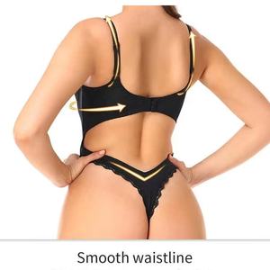 Body sans manches de conception personnalisée de qualité supérieure pour les femmes avec contrôle du ventre sans bretelles dos nu caraco combinaison mise en forme du corps - Product Image 2