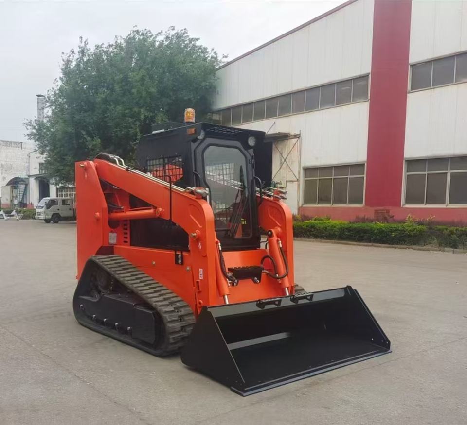W Type Engine Design Chinese Famous Brand Compact Track Loader TS100 Mini Skid Steer Loader ...