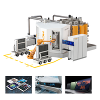 Machine de revêtement optique PVD sous vide pour écrans de voiture/ordinateurs portables/panneaux en verre/écrans tactiles