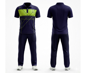 Uniforme de cricket sur mesure avec nom et numéro du joueur |   Vêtements de cricket pour hommes, femmes et jeunes, polo et pantalon, équipe complète - Product Image 4