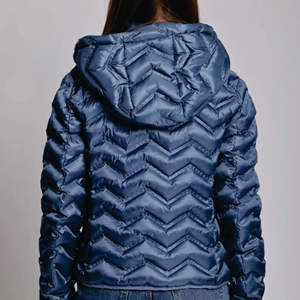 Chaqueta Bomber Acolchada de Invierno para Mujer, Cómoda, de Tela, para Exteriores, Talla Grande, Reversible, Impermeable, con Cremallera, para Snowboard, Senderismo, Lona - Product Image 2