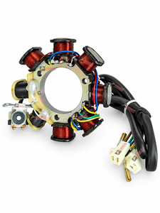 Conjunto de placa de bobina de estator Honda Eterno, calidad de exportación, repuestos para motocicletas, India, Orado - Product Image 1