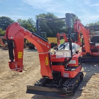 Miniexcavadora Kubota K008-5 de Calidad Premium, Compra con Entrega Rápida, Miniexcavadora Pequeña Usada y Eficiente
