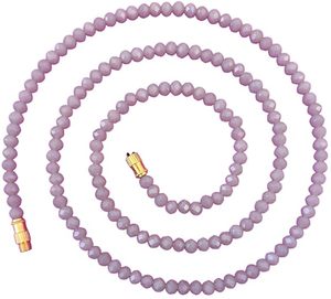 Collar de Madera Semipreciosa con Cuentas Pulimentadas de Una Sola Capa, Largo en Pulgadas, para Mujer, Joyería Tradicional Navideña de Moda - Product Image 1